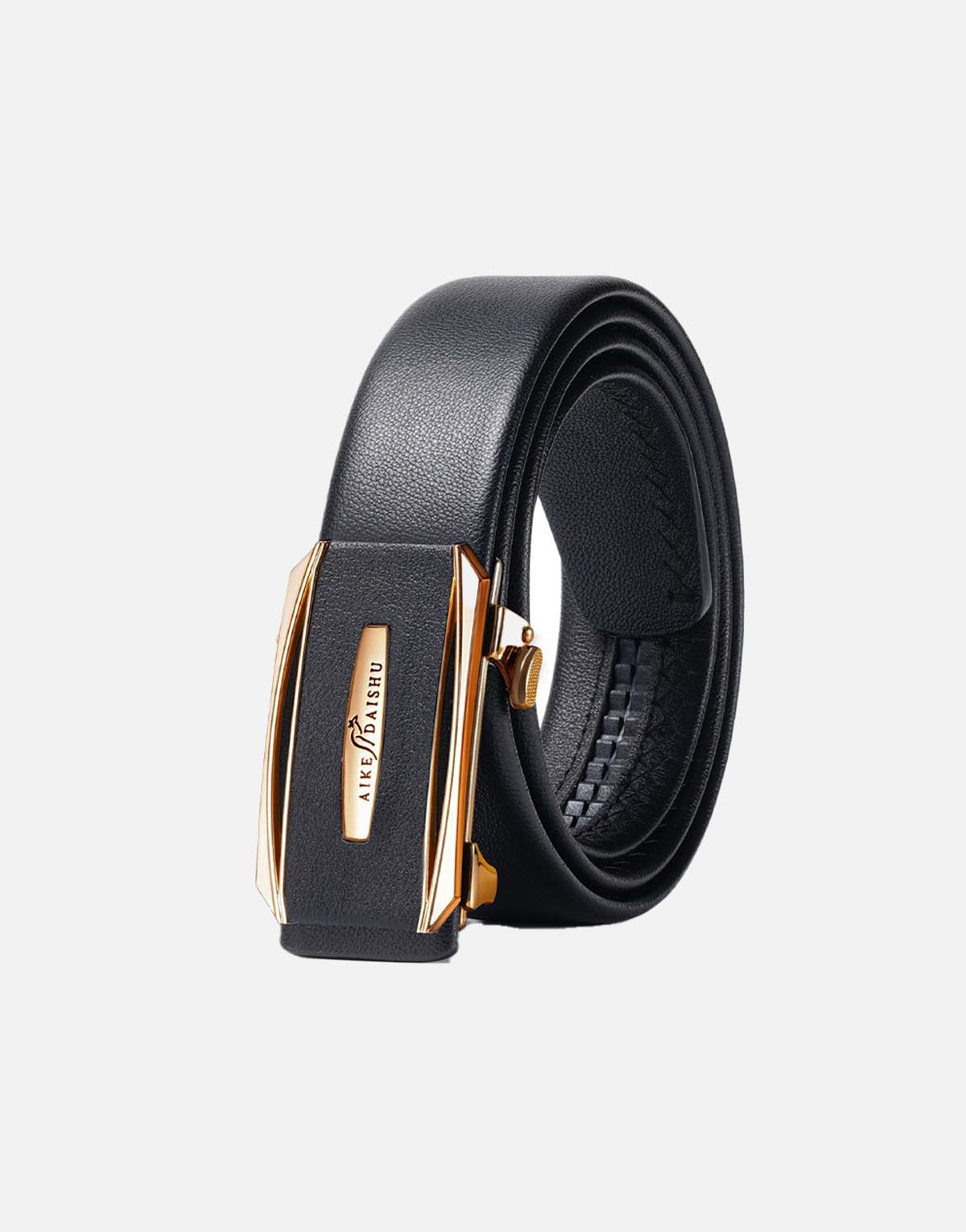 Men's Genuine Leather Versatile Automatic Buckle Belt-b480